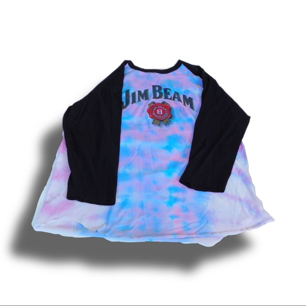 Jim Beam Tie Dye Raglan Shirt